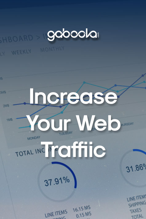 how to increase your web traffic by gaboola web design
